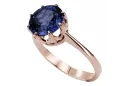 Original Vintage 14K Rose Gold Sapphire Ring Vintage vrc157r